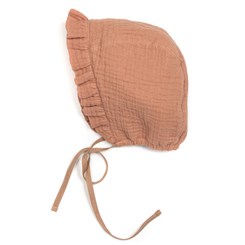 Huttelihut Bonnet muslin - Carrie - Marsala